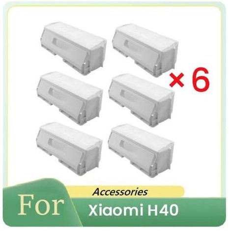 Lot de 6 sacs à poussière pour robot aspirateur Xiaomi H40 sacs à poussière et à déchets de plâtre pour machine d'aspiration. (1/5)