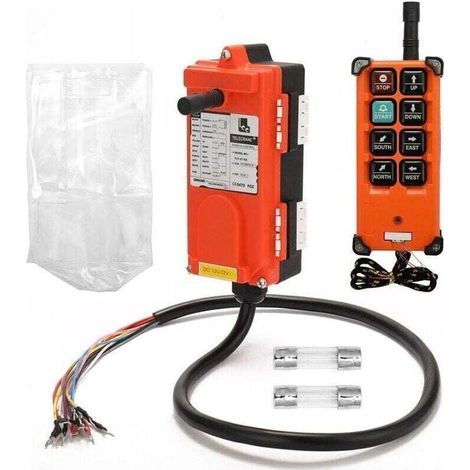Interrupteur de Commande à Distance Industriel F21-e1b DC12-72v pour Palan Grue Ascenseur - Télécommande Un Envoyer Un Recevoir (1/3)