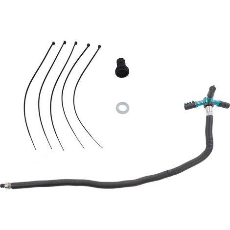 Arroseur Rotatif pour Trampoline, 12 Buses, Tuyau 1m, Pulvérisateur d'Eau pour Jardin, Irrigation Par Rotation (1/5)