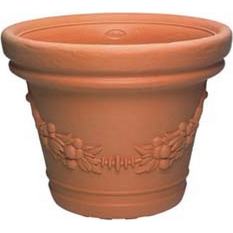1PZ VASO ELIOS TONDO FESTONATO - 60, cm.59x47.5 h.