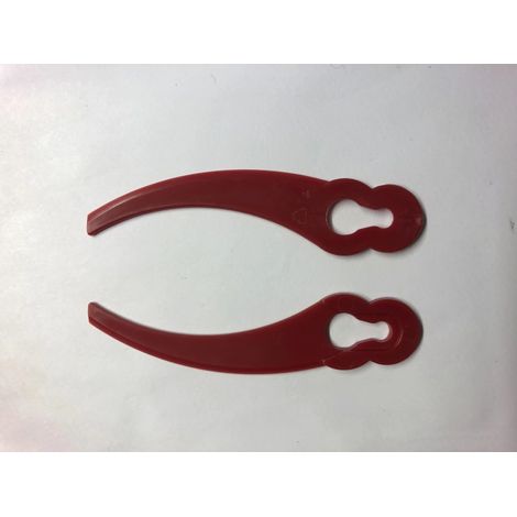 Lame di ricambio per decespugliatori 967393 e 889631, curve, plastica, 20 pezzi