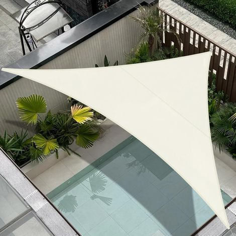 Voile d'ombrage Carré 2.5x2.5m Imperméable Toile Ombrage 95% UV Protection pour Patio Balcon Jardin Terrasse Extérieur-Antracite (1/5)
