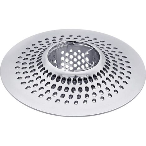 Filtre à cheveux pour baignoire et douche en acier inoxydable-φ11.5cm (1/4)