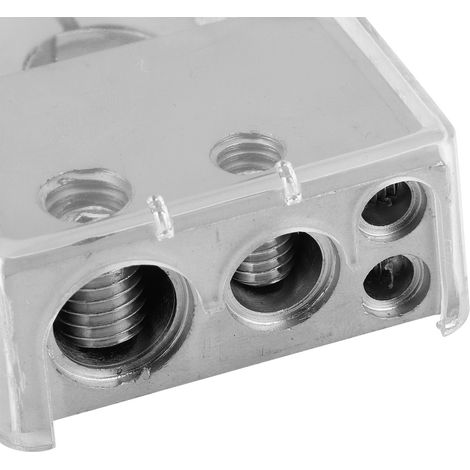 2 pièces Connecteurs de Batterie avec Voltmètre Intégré, Couvercle Transparent pour Câbles 0/4/8 AWG, Surveillance en Temps Réel (1/5)
