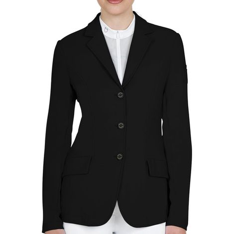 Giacca da concorso da donna modello Girasol slim fit in tessuto tecnico e traspirante: XS, nero