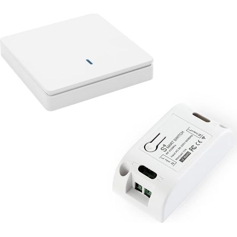 Sreuyong 433 MHz 90-250 V 10 A Drahtloser Smart-Schalter (1 Sender und 1 Empfänger) (1/4)