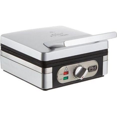 Domo DO9047W Waffeleisen Silber mit integriertem Thermostat