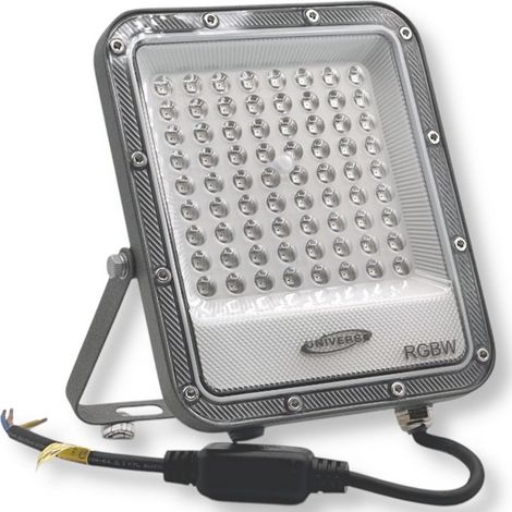 TRADE SHOP - Proiettore Faro Led Smd Multicolore Rgb + Bianco Freddo 25w Esterno Telecomando Ik02-25w - (1/5)