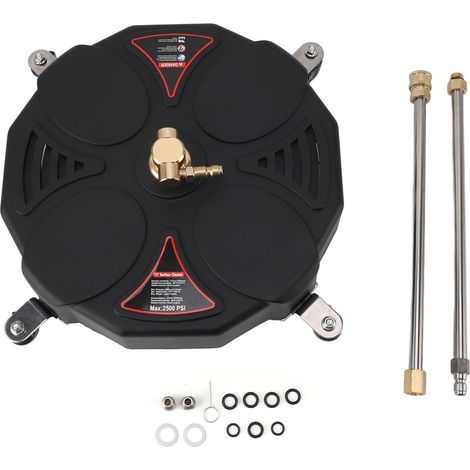 13-inch high-pressure washer with 4 wheels, 2500 psi, 1/4" quick connection (1/5)