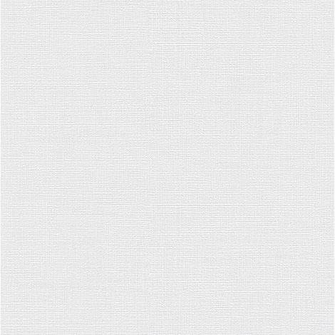 BRICOFLOR Papier Peint design gris clair Tapisserie intissée pour salon, couloir moderne & plus Papier Peint uni gris clair texturé (1/4)