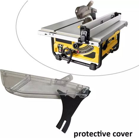 Housse de protection pour scie circulaire de table de 25 cm (10 pouces), housse anti-poussière, scie inversée, scie circulaire, scie à table poussée avec couteau à refendre
