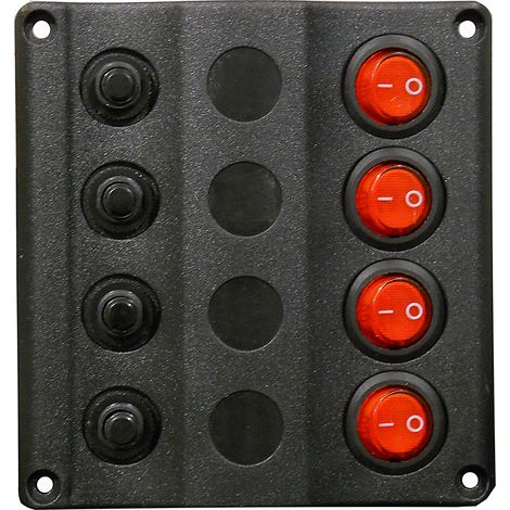 Quadro elettrico aaa 3939344 4 interruttori LED