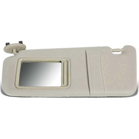 Pare-soleil de pare-soleil côté conducteur gauche, beige clair, pour modèles 2007-2011