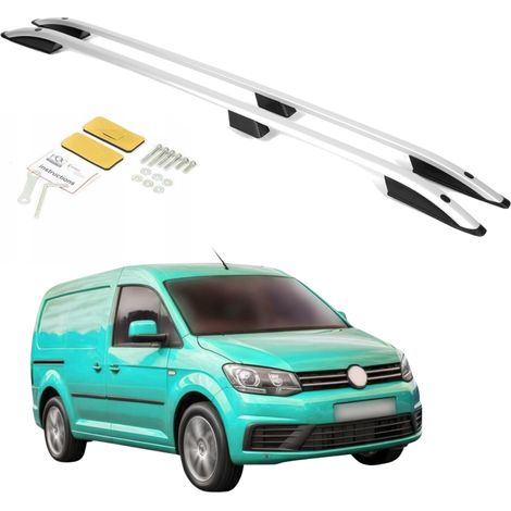 Barras de techo VOLKSWAGEN CADDY SHORT STANDARD DESDE 2003-2020 Sólidas Duraderas (1/5)
