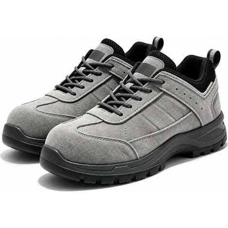 Chaussures de sécurité mi-hautes CJ012 pointure 41 en cuir gaufré anti-écrasement isolant cj012 41 34 × 22 × 12 cm 1,5 kg – Livraison gratuite
