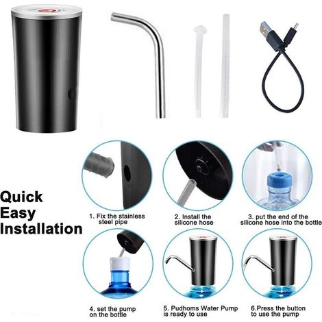 Distributeur d'eau avec système de pompe et pompe à eau USB amovible pour utilisation dans l'eau en Boîteille-Fei Yu (1/3)