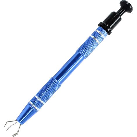 Outil de récupération de précision pour bijoux, style stylo, extracteur de composants électroniques anti-statique avec embouts en alliage d'aluminium