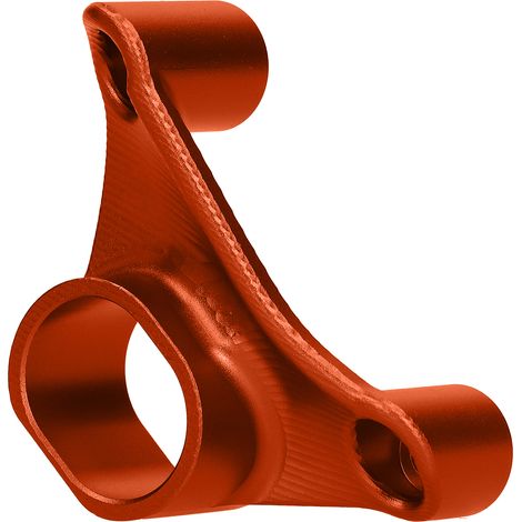 Support de fixation pour tube d'échappement de moto, pièce détachée en métal, orange, support rigide pour pot d'échappement (1/5)