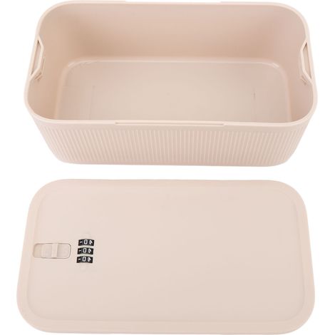 Petit coffre-fort portable à combinaison, boîte de voyage sécurisée avec mot de passe pour les voyages en résidence étudiante, la maison ou le bureau. (1/5)