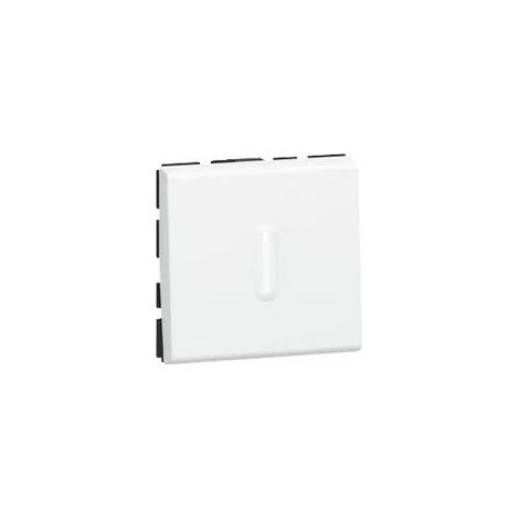 Legrand 077012 - Mosaik-Wechselschalter - 2 Module - 10 AX - Mit LED-Anzeige - Weiß