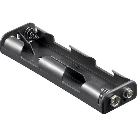 Goobay 11985 Batteriehalter 4x Mignon (AA) Druckknopfanschluss (L x B x H) 109 x 32 x 16.2 mm (1/2)