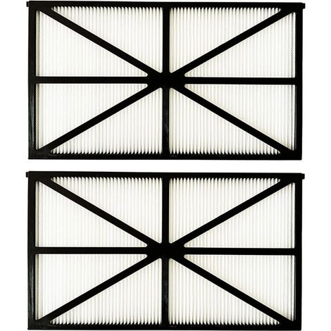 Juego de 4 paneles de filtro para robot Tiger Shark - RCX70101PAK2 - Negro-Crezuo