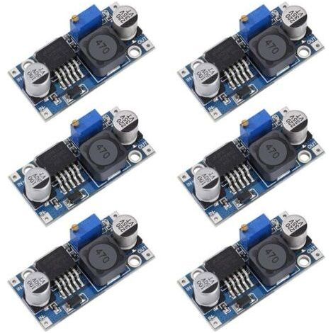 DC-DC Step Down Converter LM2596 Buck Converter 3.2-40V to 1.25-35V Adjustable Power Supply Module 6 Pieces (1/4)