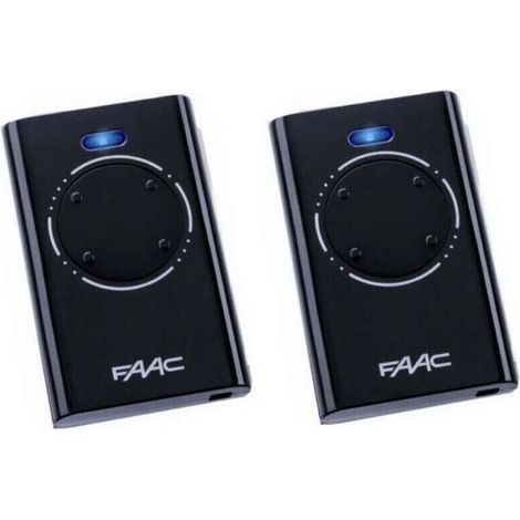 Télécommande FAAC XT4 433 SLH NOIR Pack de 2 - Noir (1/3)
