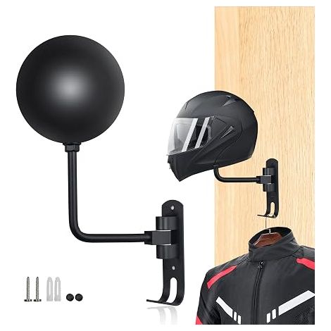 Helmet Mount, 180 Degree Rotation with 2 Hooks, Helmet Accessories Holder (1/5)