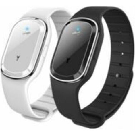 Lot de 2 montres-bracelets anti-moustiques à ultrasons, bracelet anti-moustiques pour enfants adultes, rechargeables par USB (1/5)