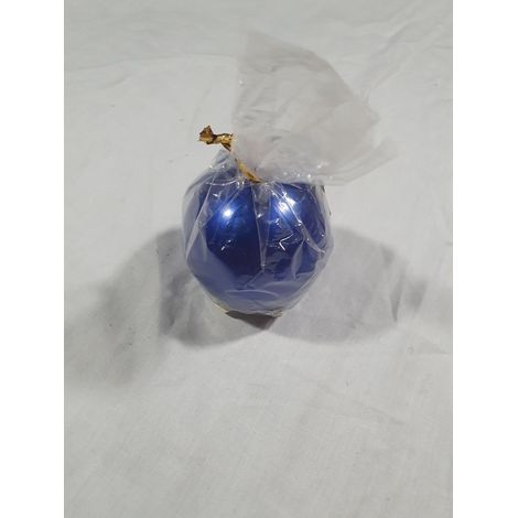 Bougie ""Sphère"" (FI 60) métallique, bleu marine, 1 pc. (1/3)