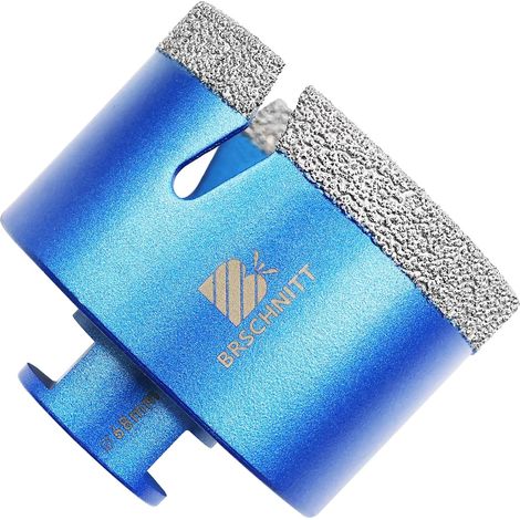 Trepans Pour Carrelage 68mm - Trepan Diamant m14 pour Perçage à sec en Porcelaine Carrelage Granit Marbre (1/5)