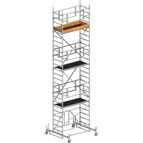 Layher Rollgerüst ZIFA P2 Safety Plus mit Doppelgeländer 7,76 AH (1/3)