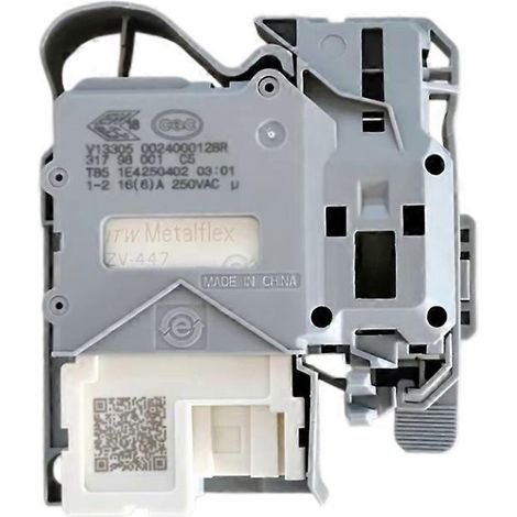 Interrupteur de porte de machine à laver entièrement automatique, verrou de porte électromagnétique ZV-447, verrou de porte à micro-retard V13305 0024000128R( ) (1/5)