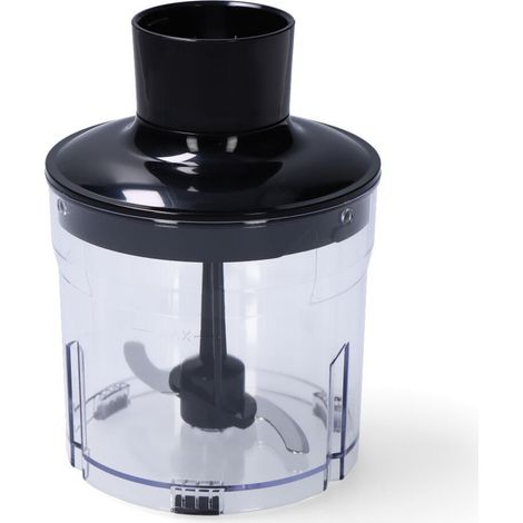 EDM – Accessoire mixeur noir transparent – Plastique sans BPA – Acier inoxydable trempé – Broyage efficace et facile à nettoyer (1/3)