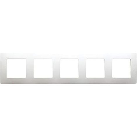 Assiette 5 éléments blanc LEGRAND NILOÉ 665005