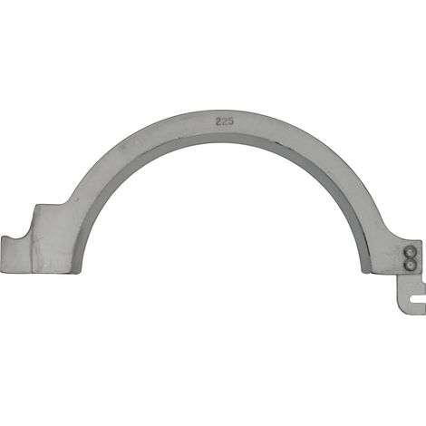Mâchoire de serrage droite D 225 mm, 45 254681