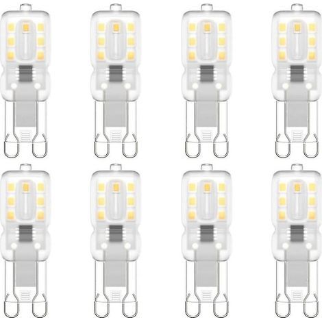 8er-Pack G9 LED-Lampen, G9 LED 220V Neutralweiß 4000K 3W entspricht 30W Halogen [Energieklasse E] (1/5)