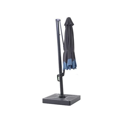 Parasol excentré - Bicolor Bleu