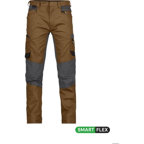 Dassy Stretch-Arbeitshose Helix PESCO41 200973 Gr. 56-STANDARD lehmbraun/anthrazitgrau (1/3)