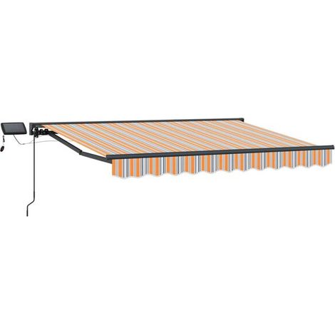 Cadre de store vénitien manuel avec lumières LED (3 x 2,5 mètres) (1/5)