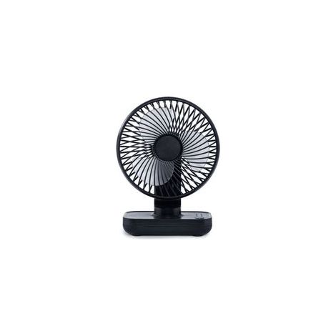 Mini-Tischventilator, leiser USB-Ventilator, 4000-mAh-Akku, 4 Geschwindigkeitsstufen, tragbarer Tischventilator für Zuhause, Büro und Reisen (1/5)