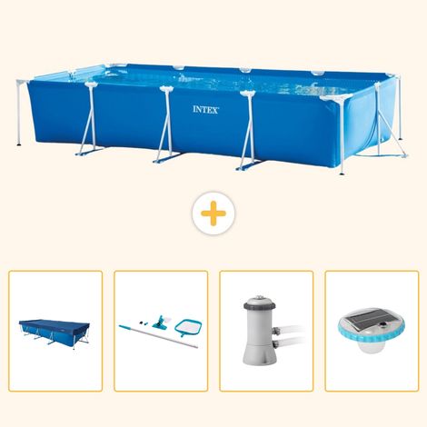 Intex Piscine Tubulaire Rectangulaire - 450x220x84 cm - 5-pièces S73 (1/5)
