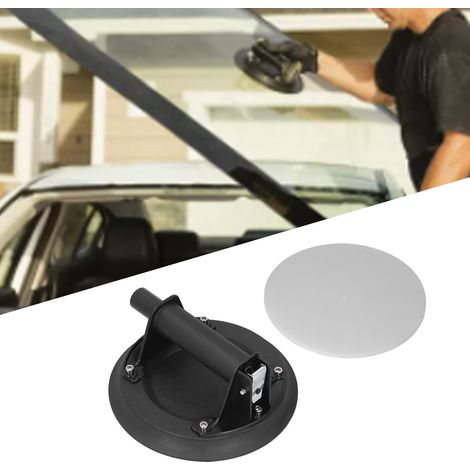 Ventouse à vide à pompe à air avec forte aspiration pour la manutention intensive de grandes dalles de carrelage et de verre. (1/5)