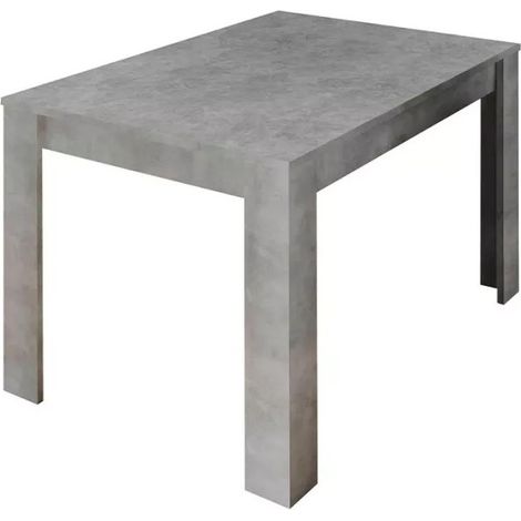 Tavolo estensibile Collezione URBAN colore cemento, dimensioni 137x90cm