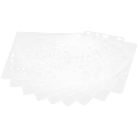 9 Pièces Pochoirs Mandala pour Peinture DIY, Fournitures Artistiques Créatives (1/5)