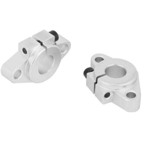 Support de guidage d'arbre de rail linéaire SHF12 2 pièces pour diverses installations mécaniques, table de positionnement rotative à axe XY (1/4)
