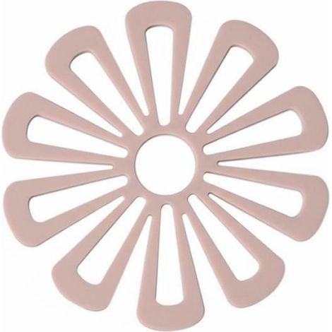 Tapis de table, forme de fleur, rose pâle, protection contre la chaleur pour maison, décoration scandinave (1/3)