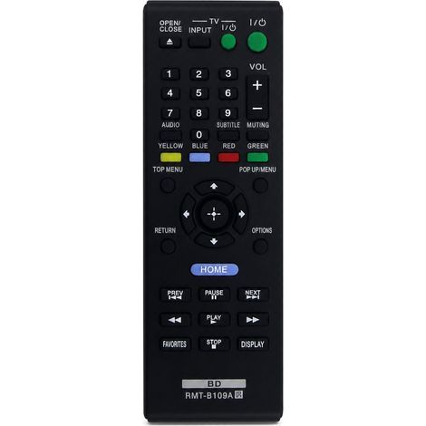 Telecomando per Lettore Blu-ray/DVD Compatibile con Sony RMT-B109A, senza configurazione (1/5)