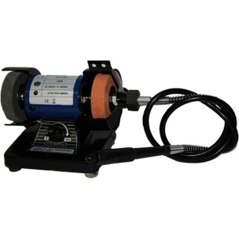 Smerigliatrice da banco/Mola con mini trapano 120W